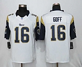 Nike Limited St. Louis Rams #16 Jared Goff White Men's Stitched NFL Jersey,baseball caps,new era cap wholesale,wholesale hats